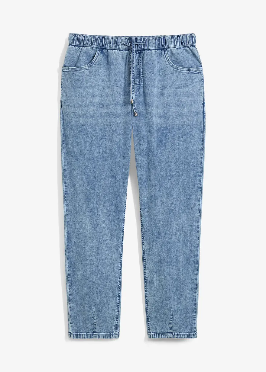 Leichte Relaxed Fit Schlupf-Stretch-Jeans, Straight