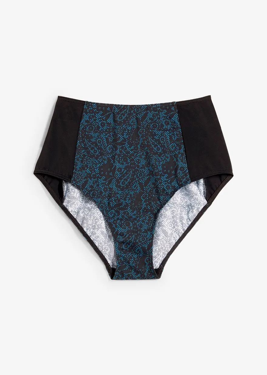 High Waisted Bikinihose aus recyceltem Polyamid