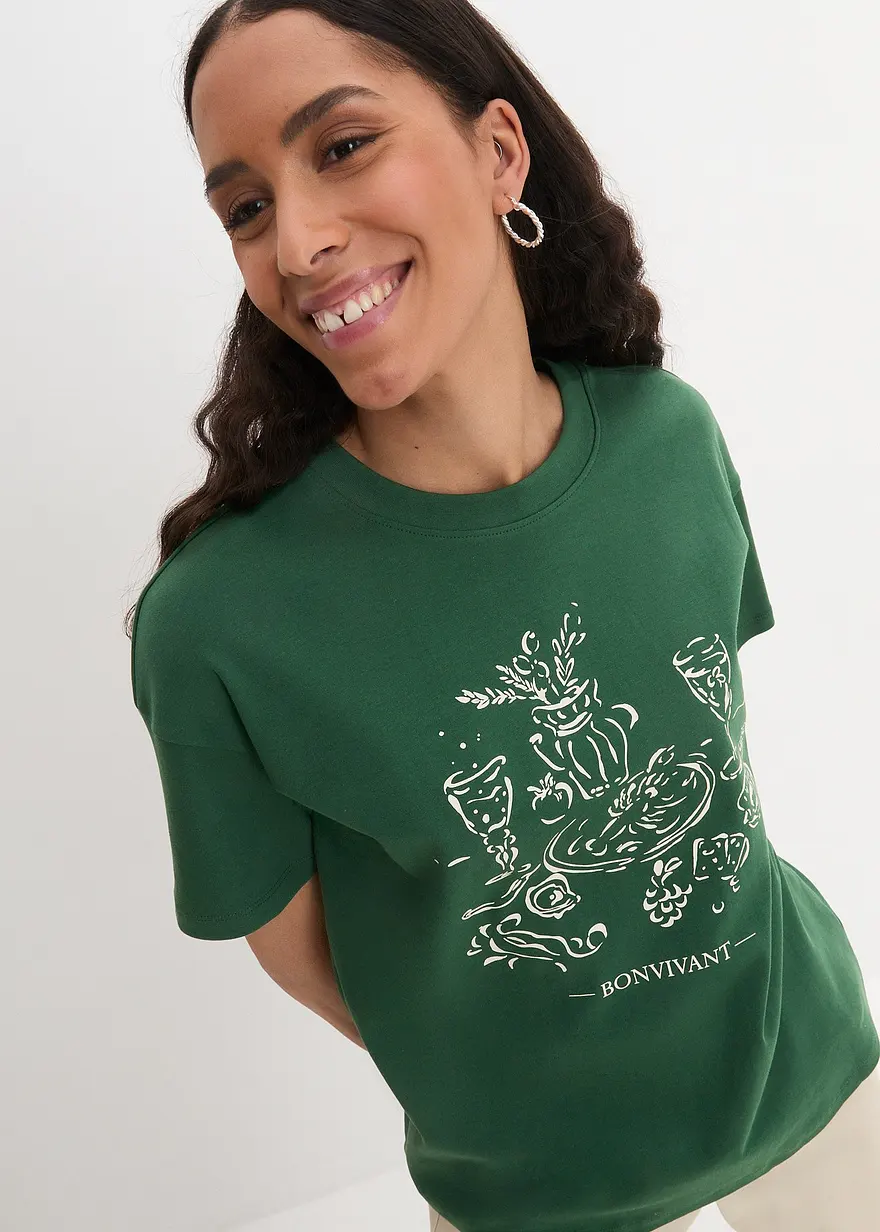 T-Shirt mit Druck aus Bio-Baumwolle