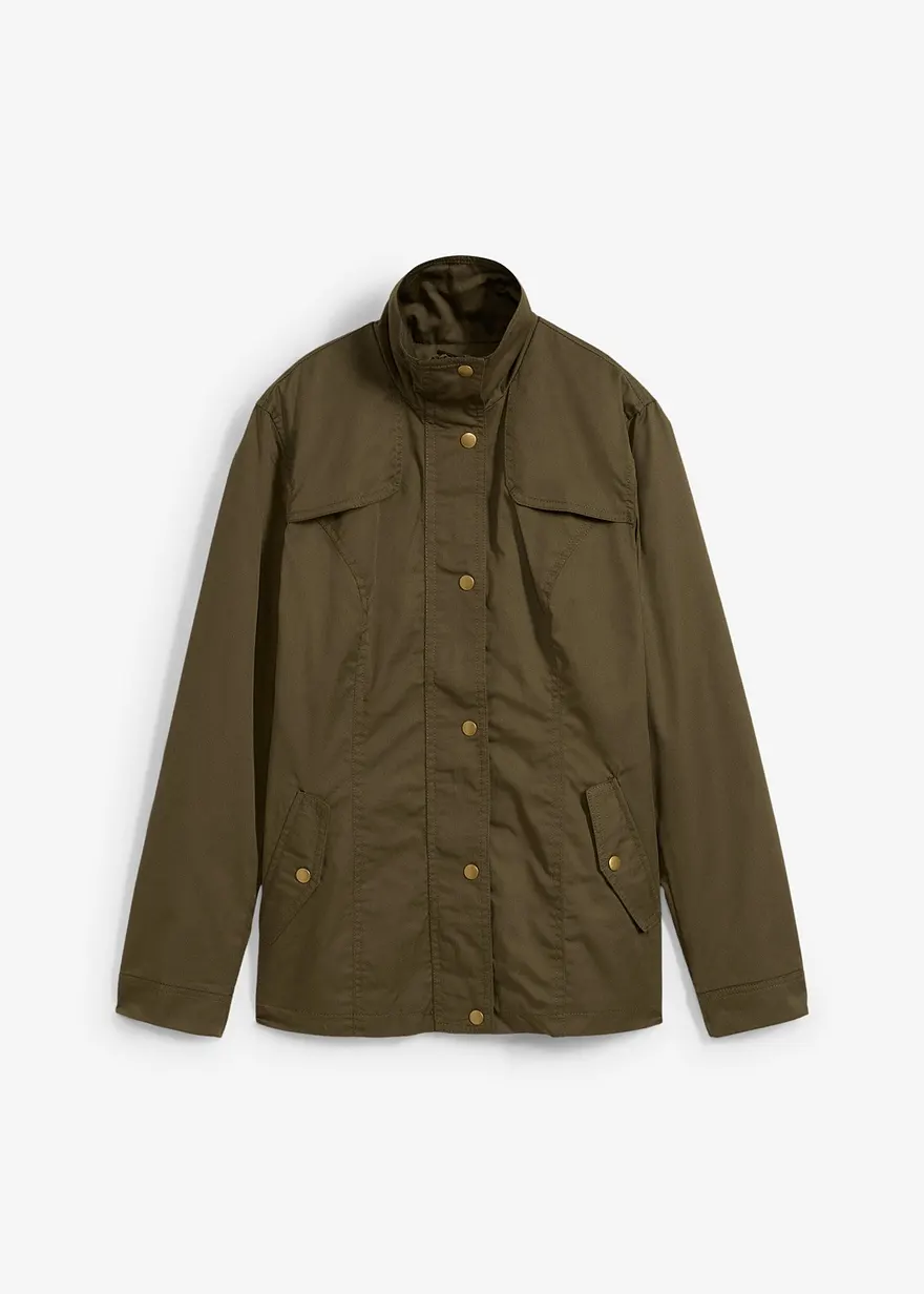 Jacke mit Stehkragen