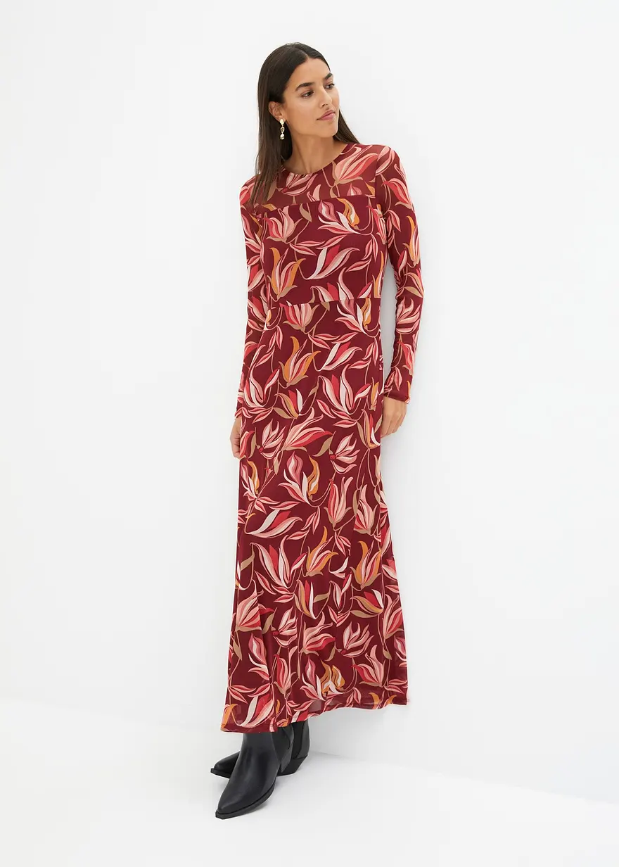 Meshkleid in A-Linie