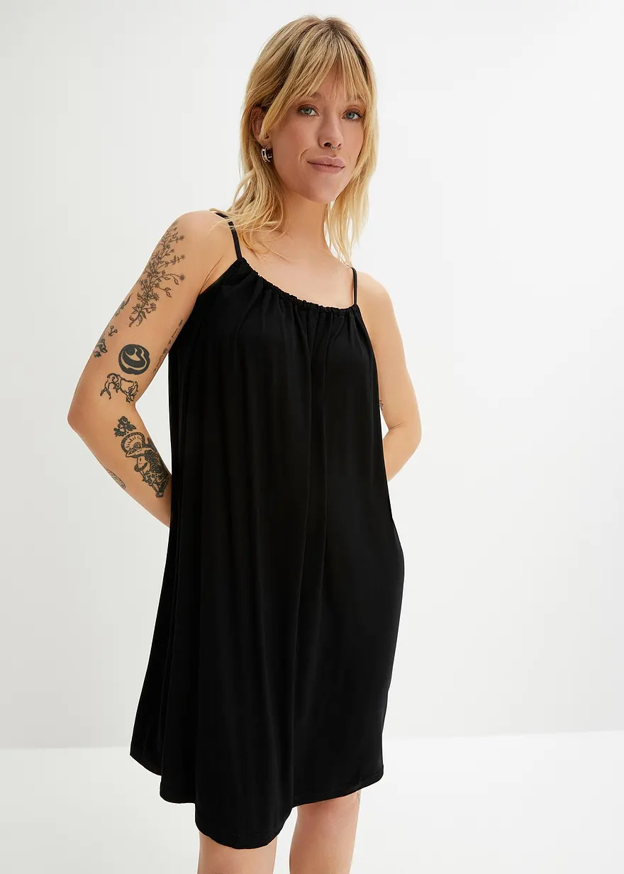 Jerseykleid aus fließender Viskose