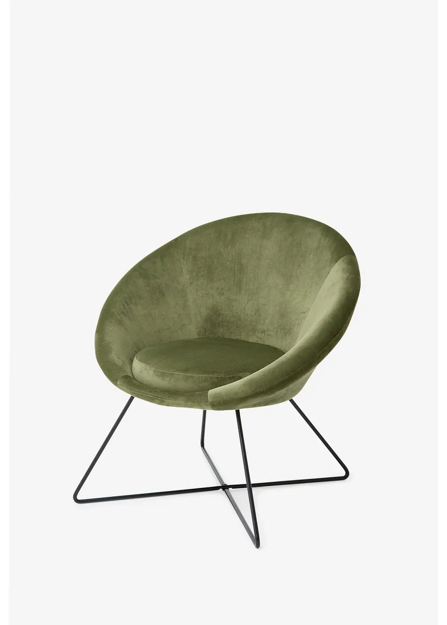 Sessel mit Metallgestell