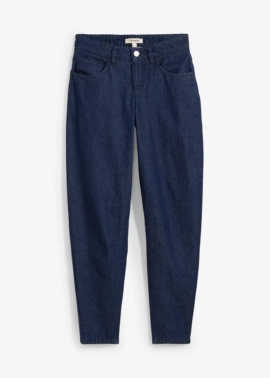Barrel-Jeans Mid Waist, Low Stretch Bio-Baumwolle