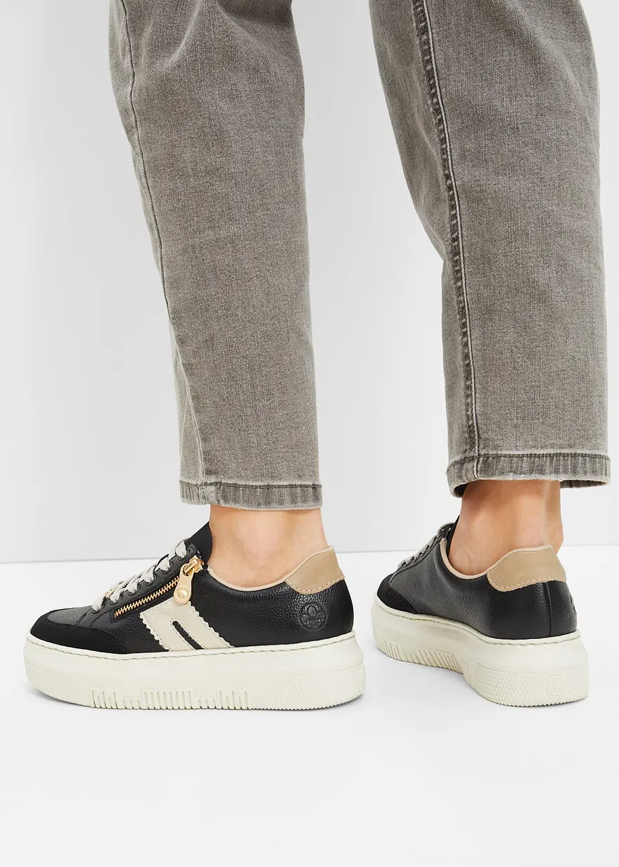 Rieker Plateau Sneaker aus Leder