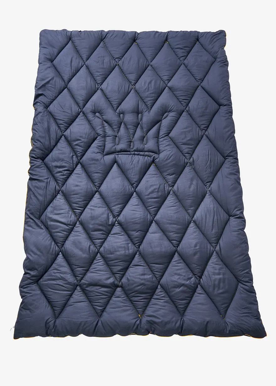 Microfaser Bettdecke mit Krone extrawarm