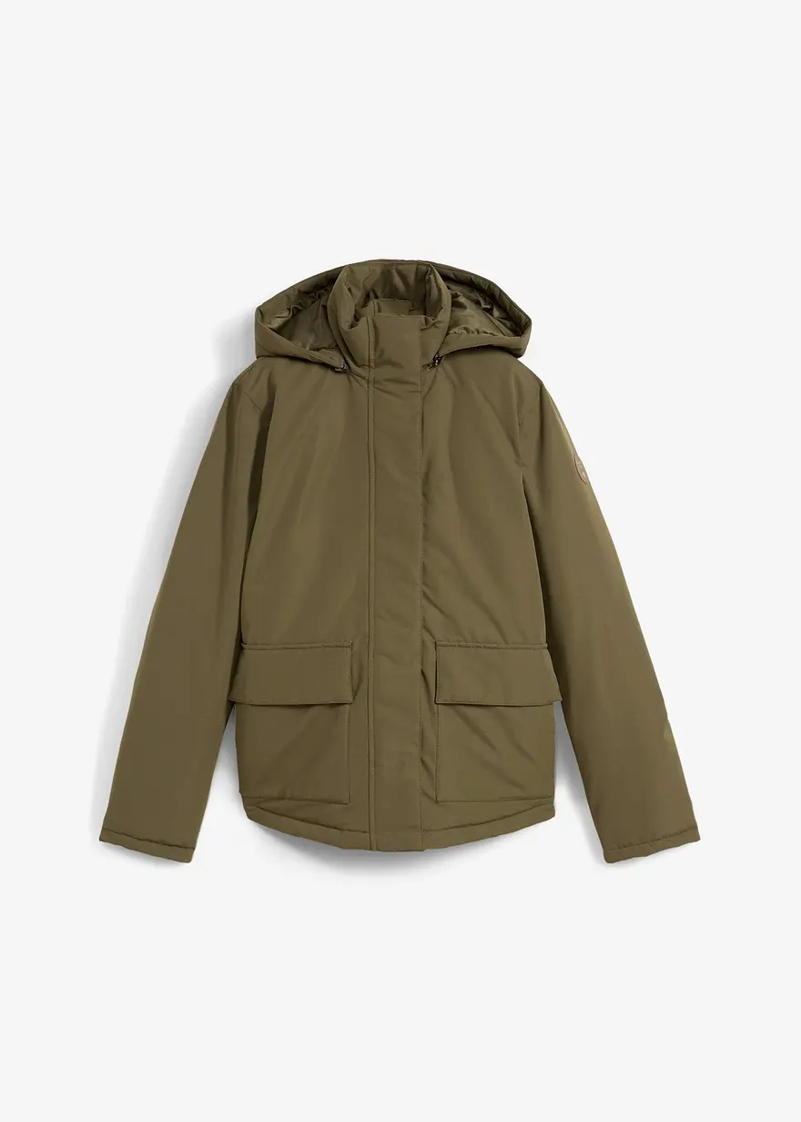Winterjacke mit aufgesetzen Taschen