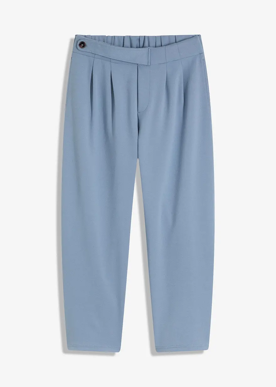 Jersey-Hose mit Bundfalten