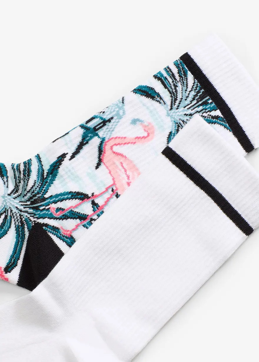 Tennissocken mit Bio-Baumwolle und Frottee in der Sohle (2er Pack)