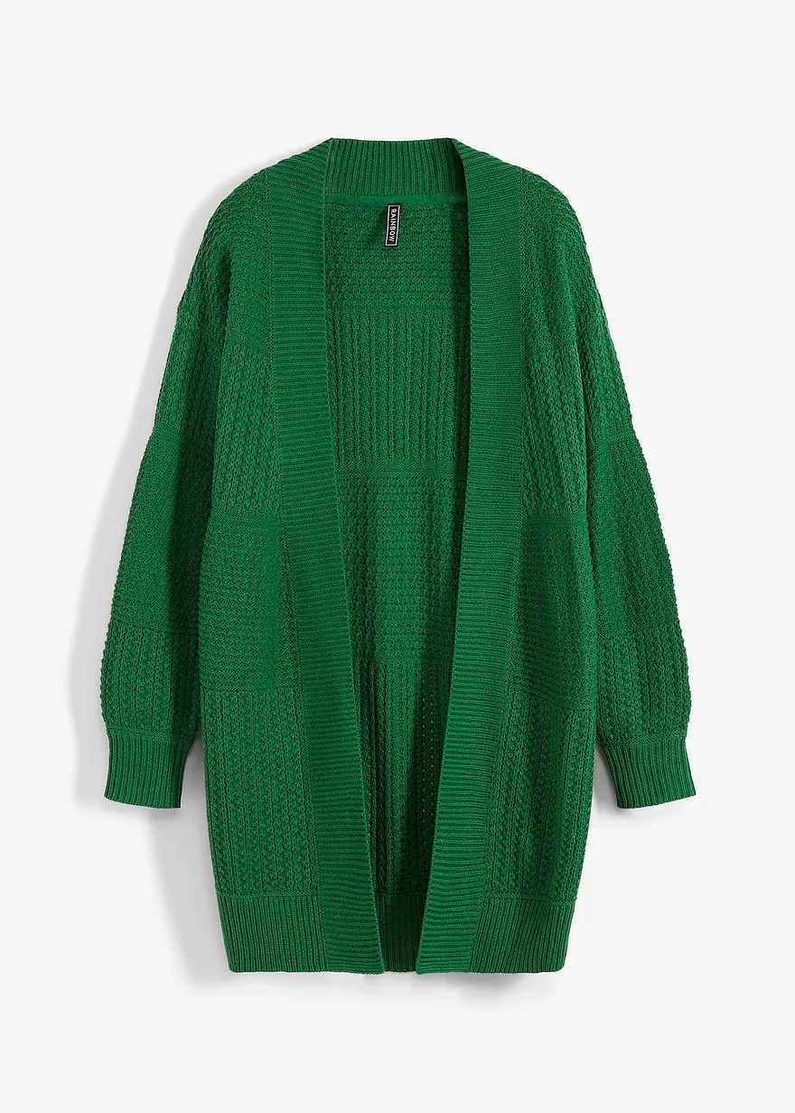 Longstrickjacke