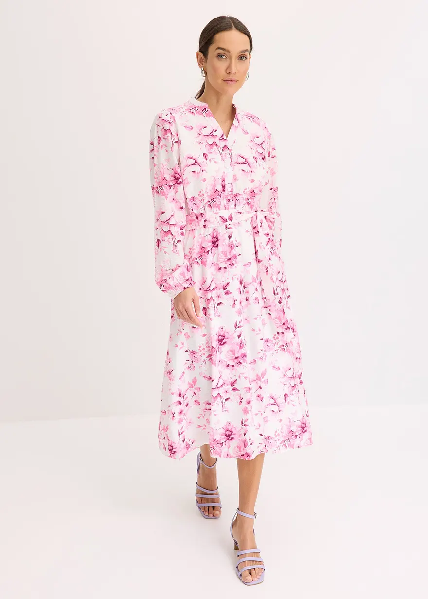 bedrucktes Midikleid