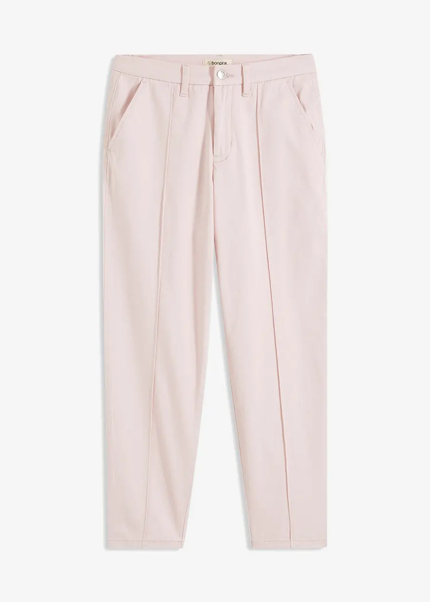 Stretch-Twill-Hose mit Biese