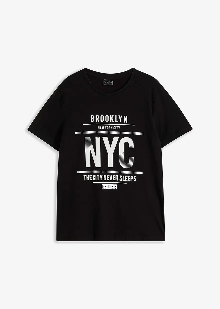 T-Shirt aus reiner Bio-Baumwolle, Slim Fit