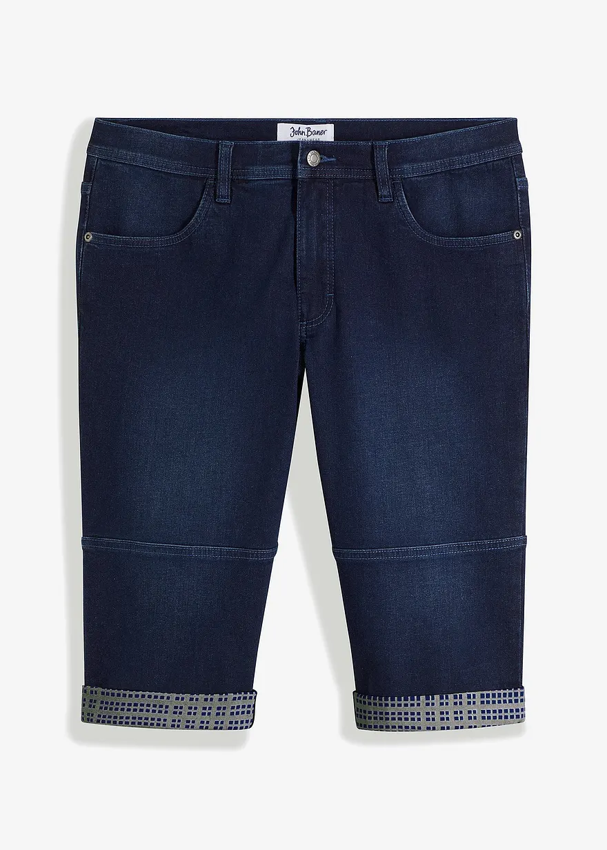 Long-Jeans-Bermuda, Regular Fit