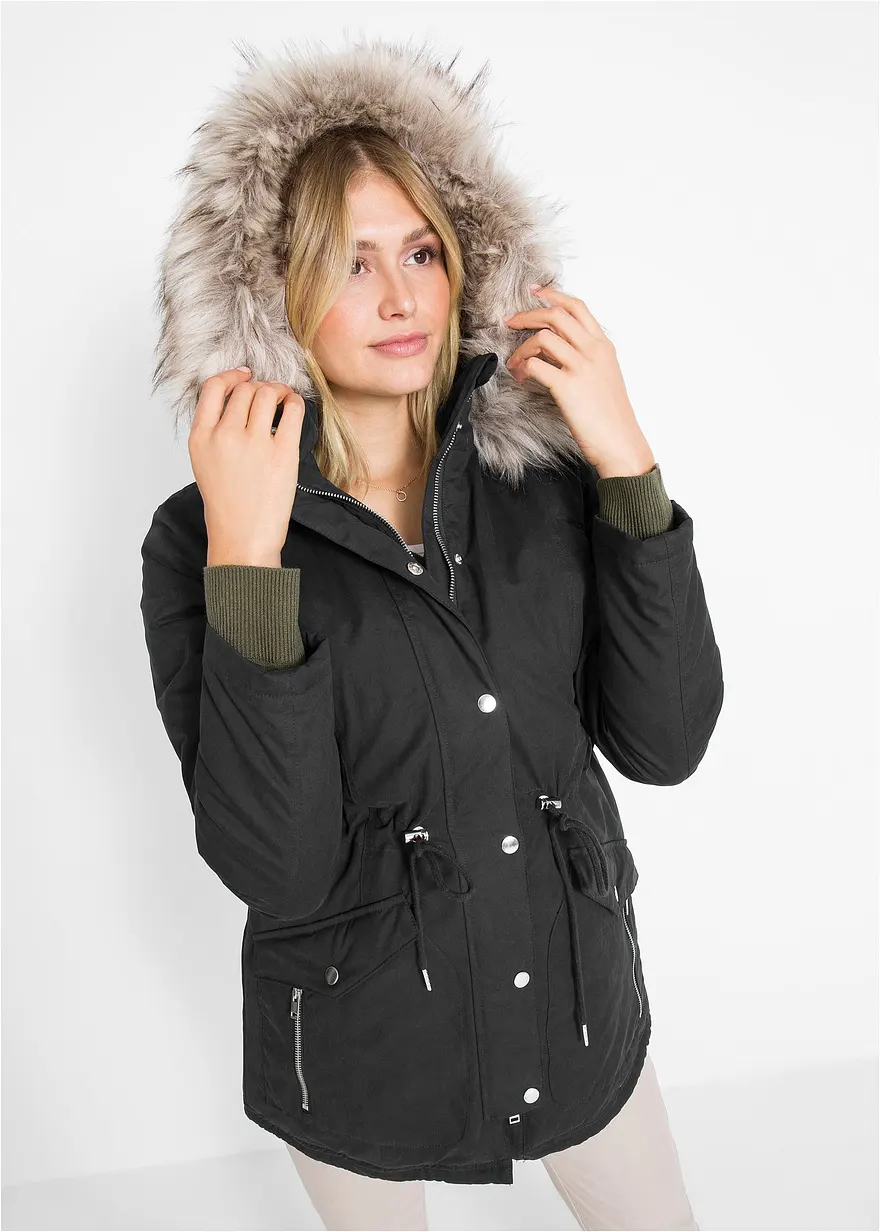 Warmer Parka, gefüttert