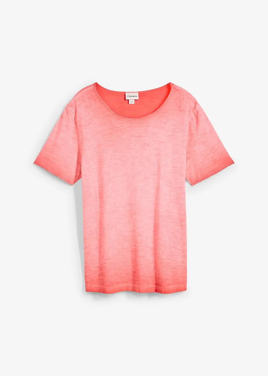 T-Shirt aus reiner Bio-Baumwolle in gewaschener Optik