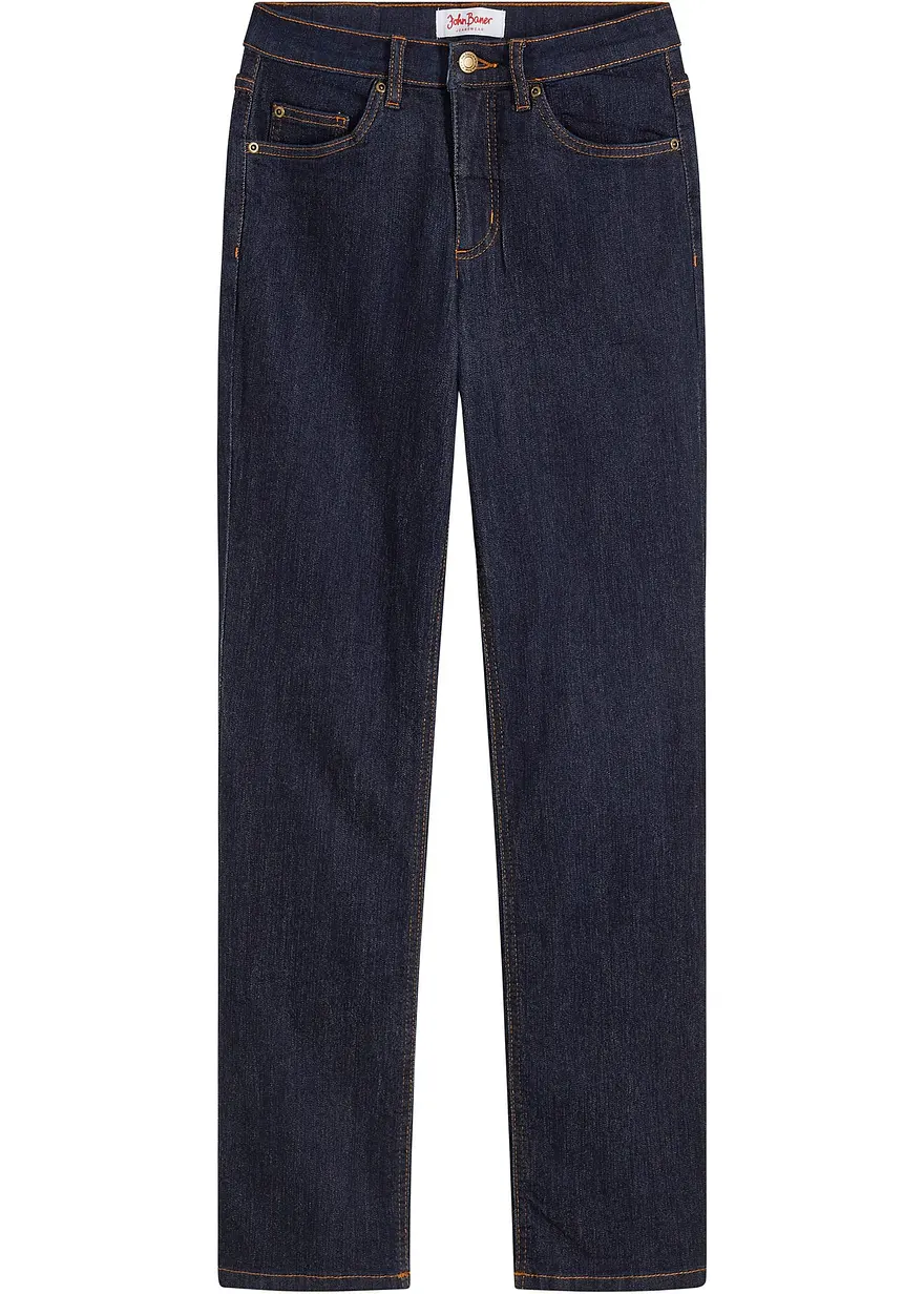 Straight Jeans High Waist, Stretch