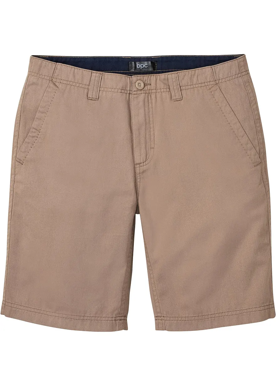 Chino-Bermuda aus reiner Baumwolle, Regular Fit