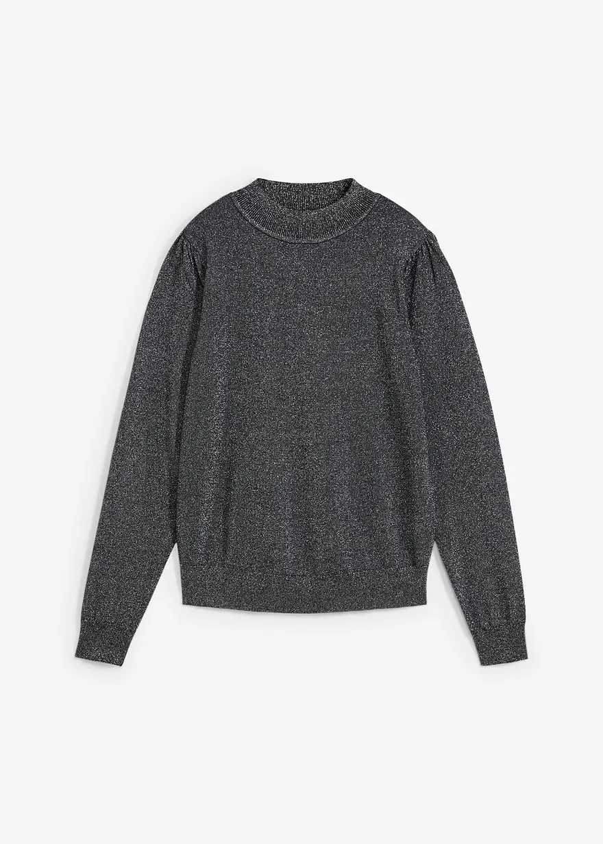 Feinstrickpullover mit Lurex