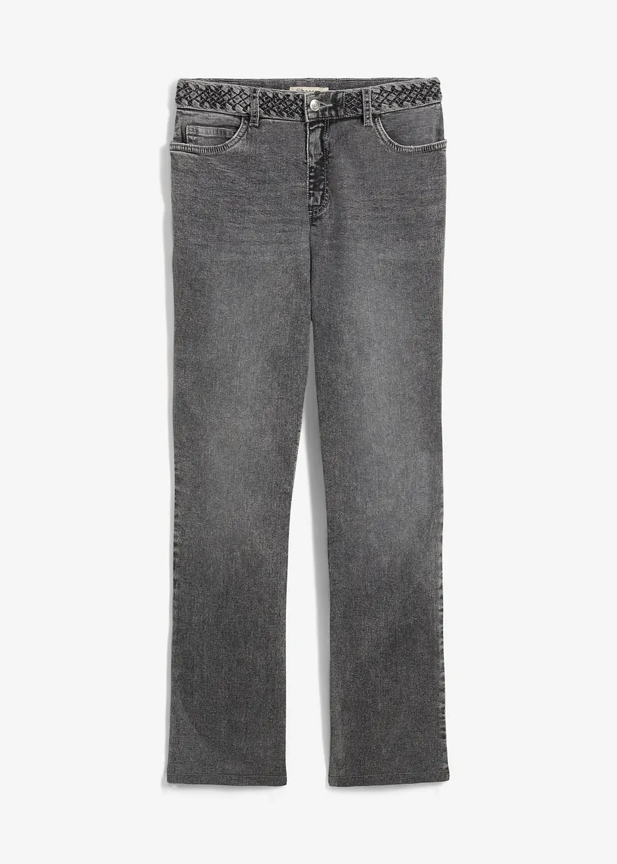 Straight Jeans Mid Waist