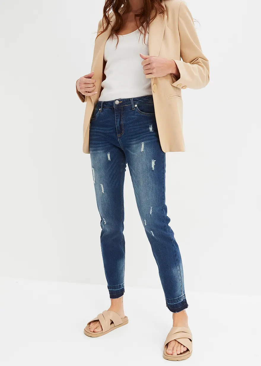 Skinny-Jeans Low Waist, cropped