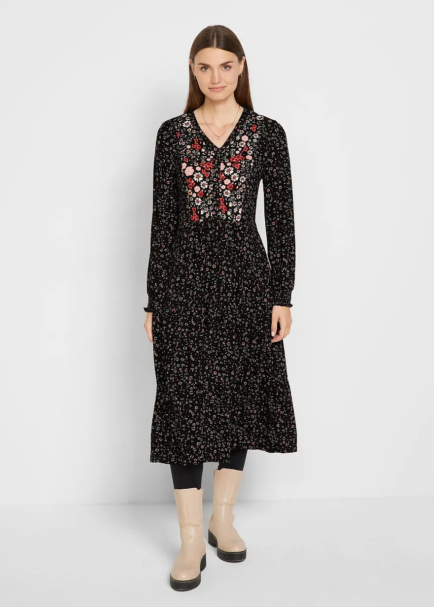Jerseykleid aus Viskose