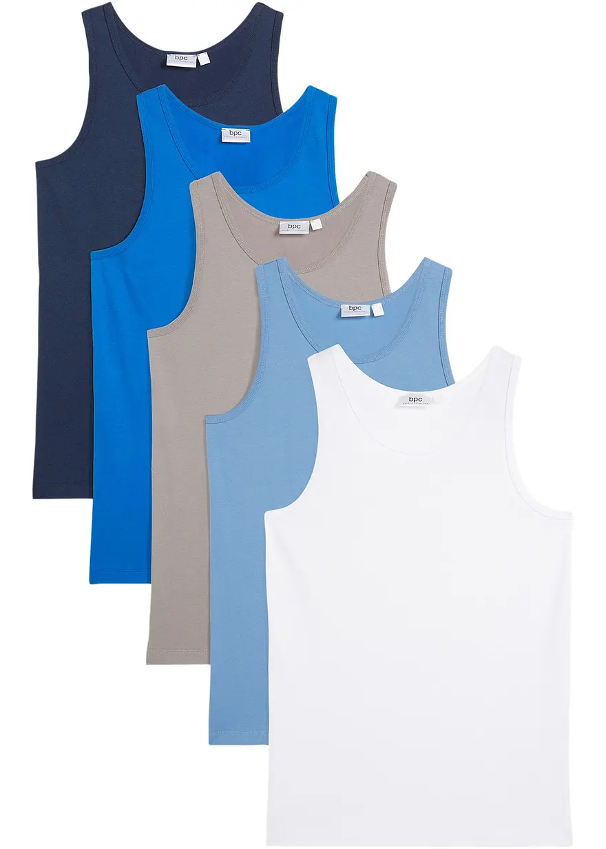 Unterhemd mit weicher Baumwolle (5er Pack)
