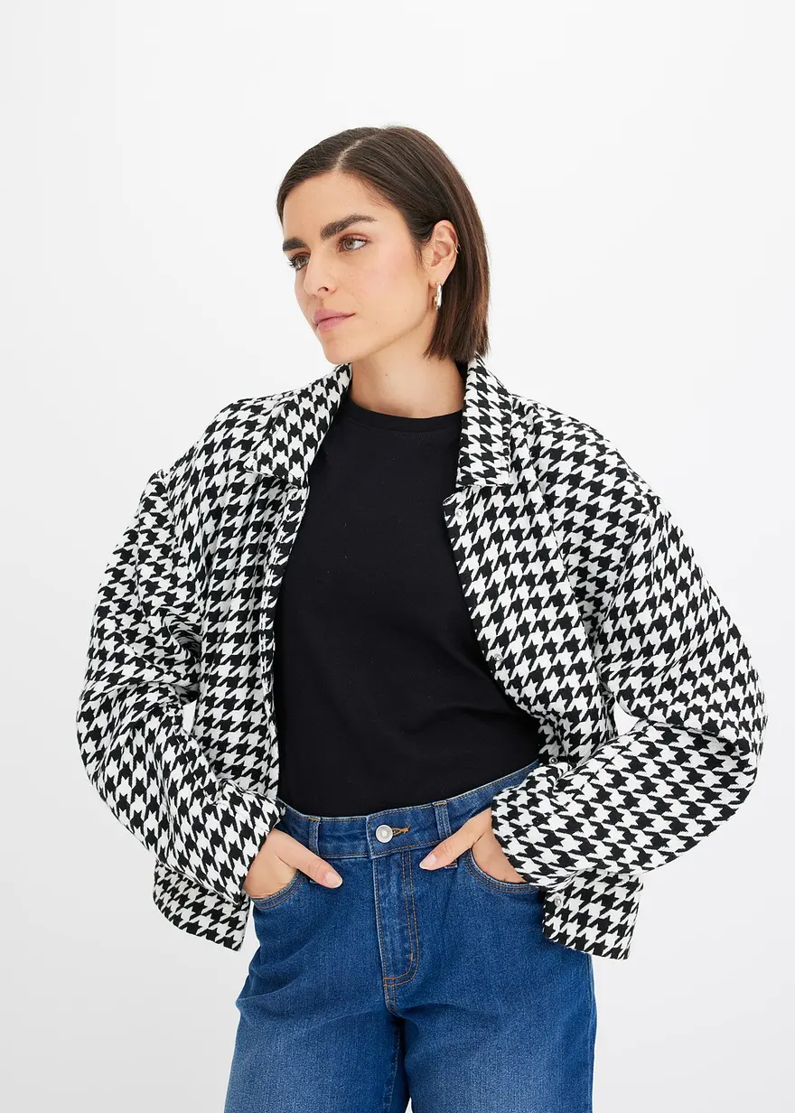 gemusterte Jacke
