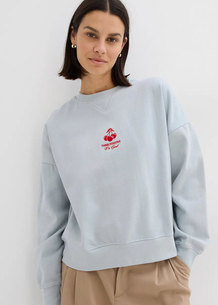 Oversize-Sweatshirt aus reiner Bio-Baumwolle