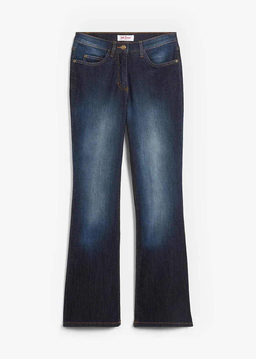 Bootcut Jeans Mid Waist, Stretch
