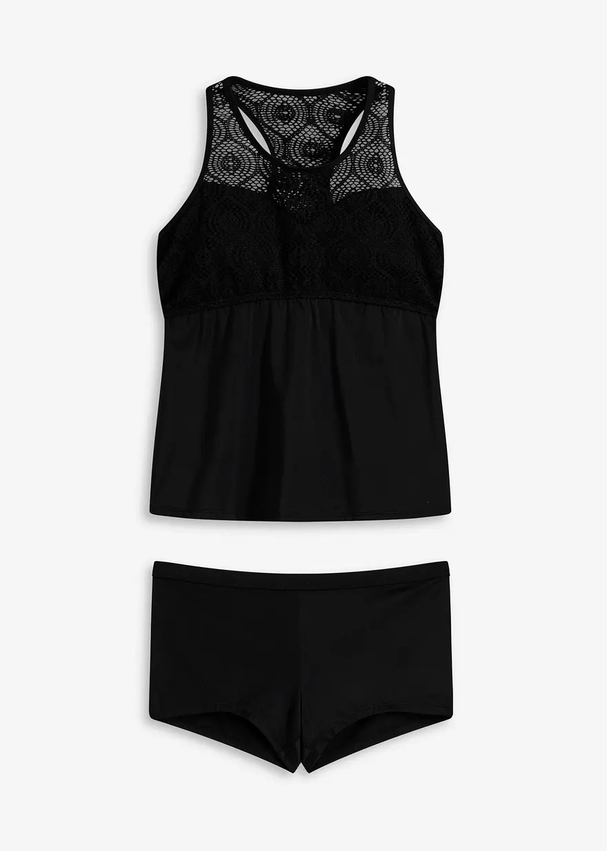 Tankini (2-tlg.Set) mit Spitze