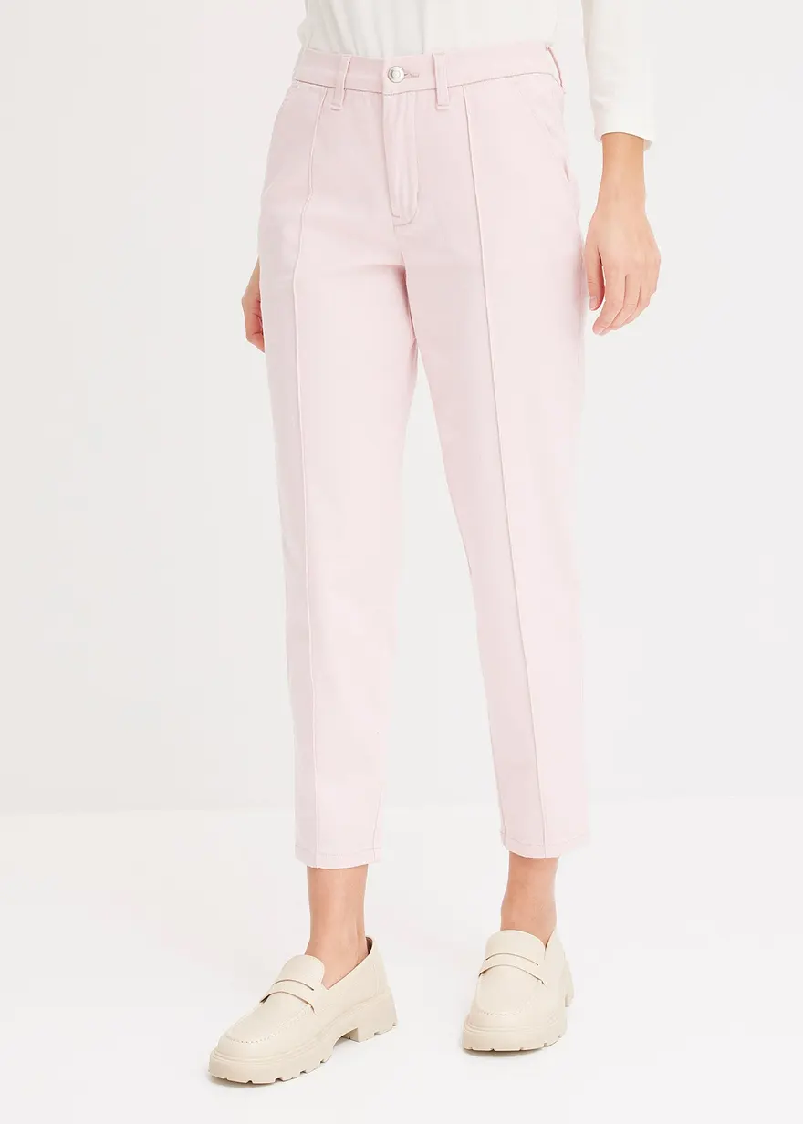 Stretch-Twill-Hose mit Biese