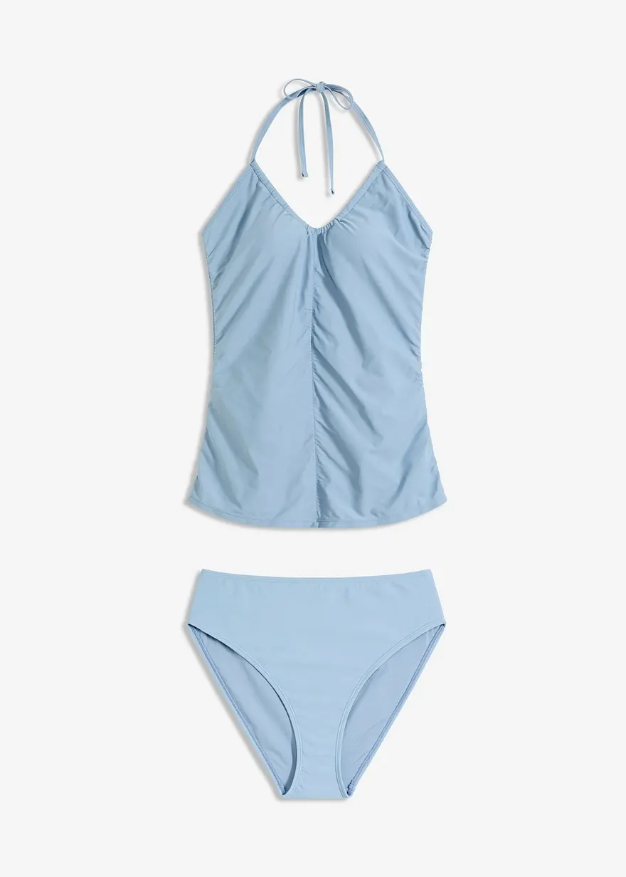 Neckholder-Tankini (2-tlg.Set) mit Raffung