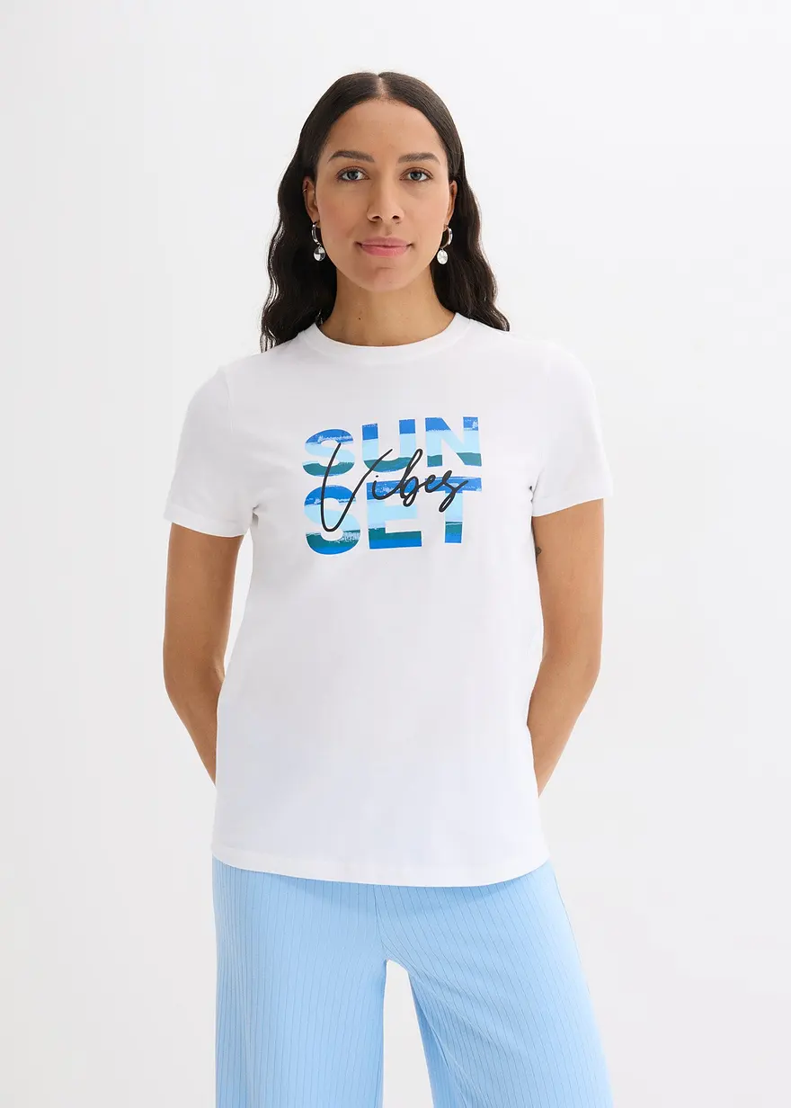 T-Shirt aus reiner Baumwolle