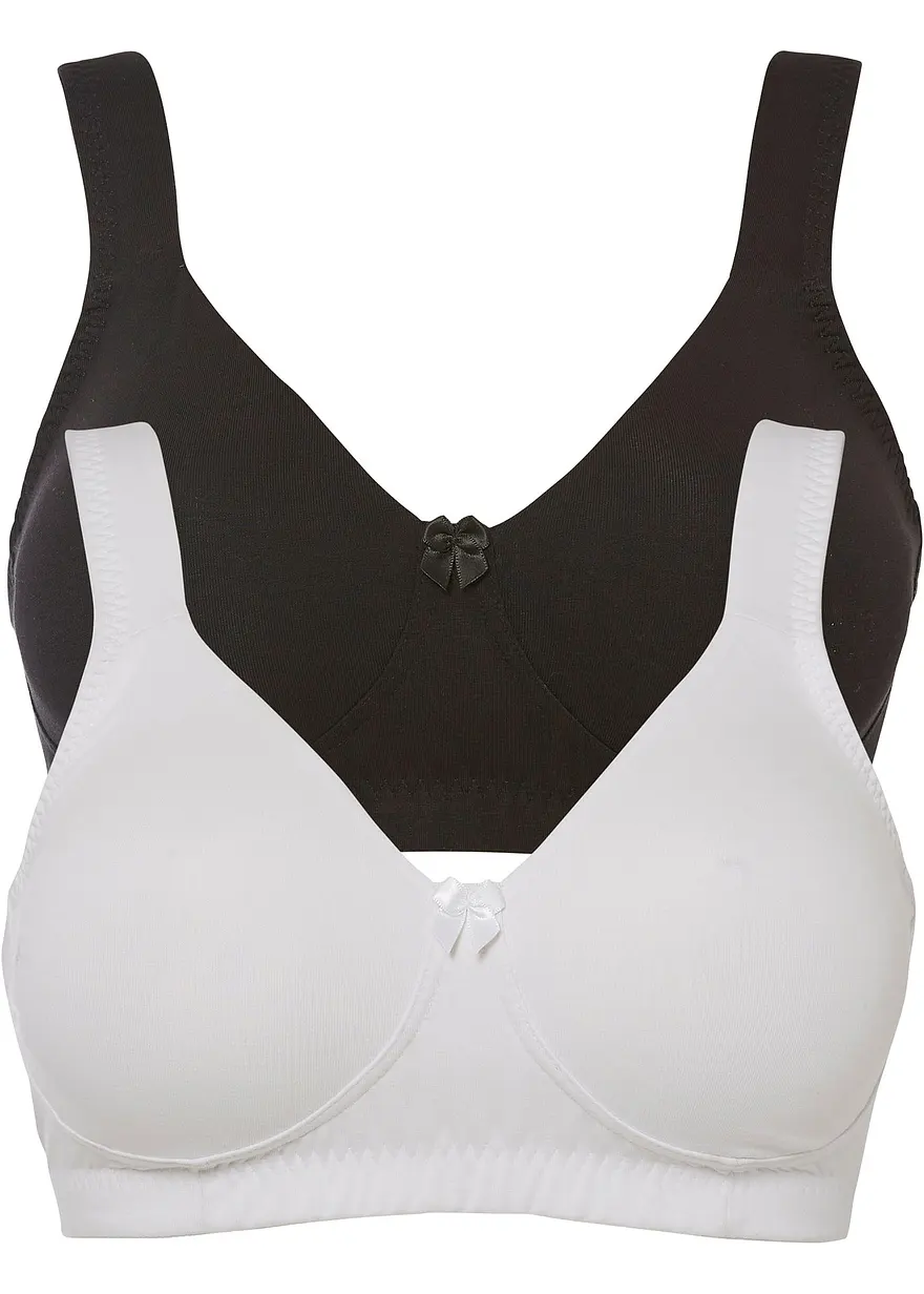 Minimizer T-Shirt BH ohne Bügel mit Bio-Baumwolle (2er Pack)