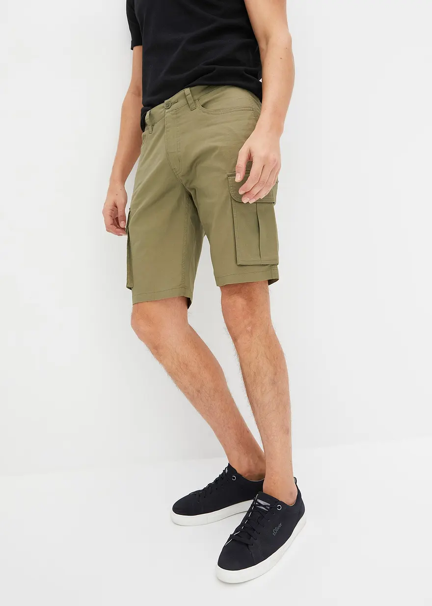 Stretch-Cargo-Bermuda, Regular Fit