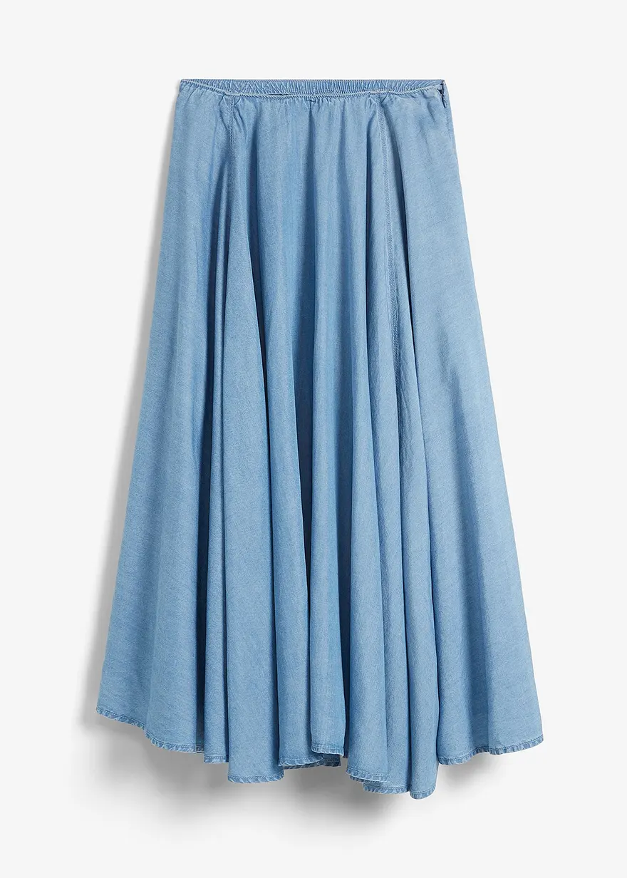 Jeans Rock, High Waist, Bequembund