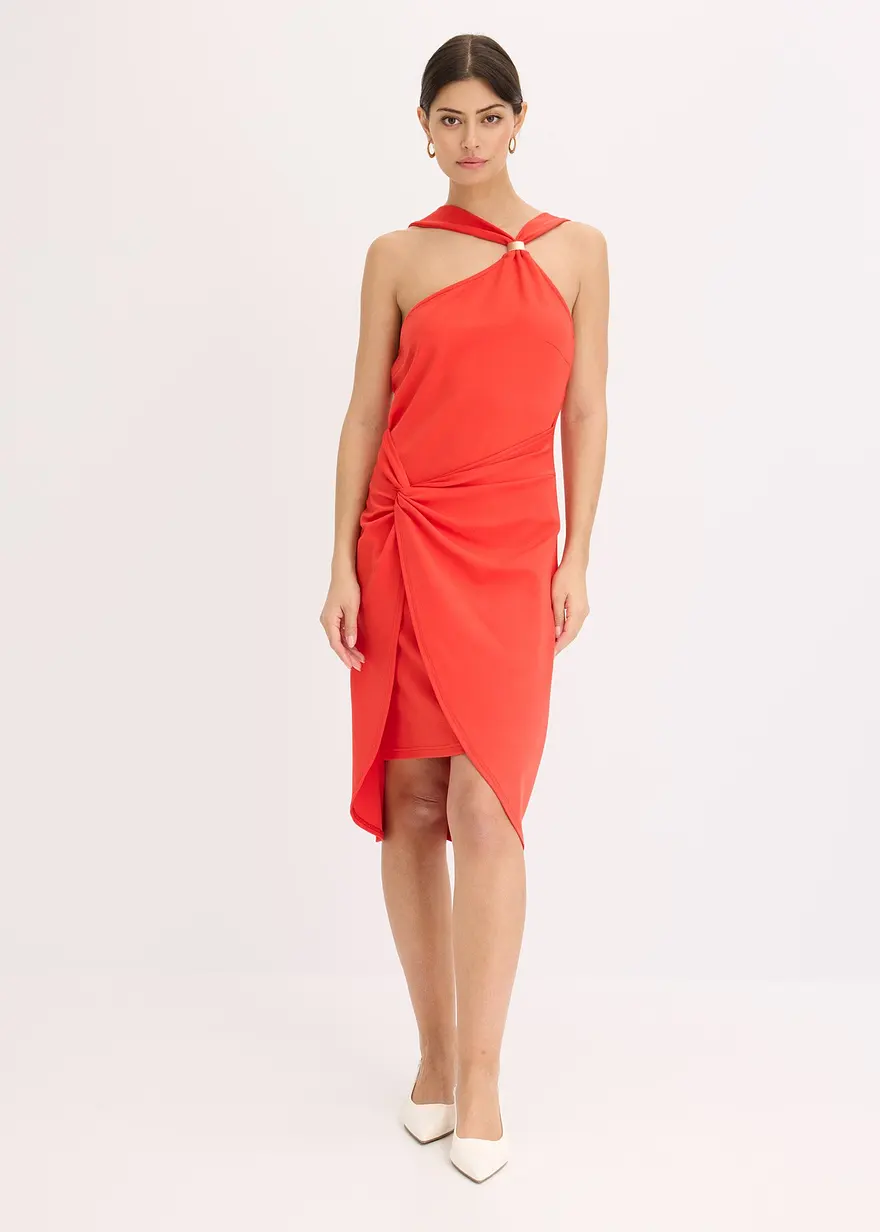 Figurbetontes Kleid mit Neckholder-Ausschnitt