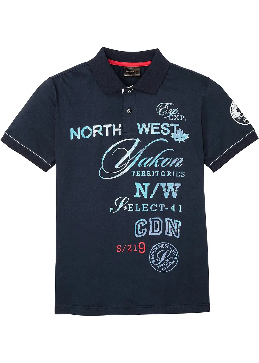 Poloshirt, Kurzarm aus Jersey