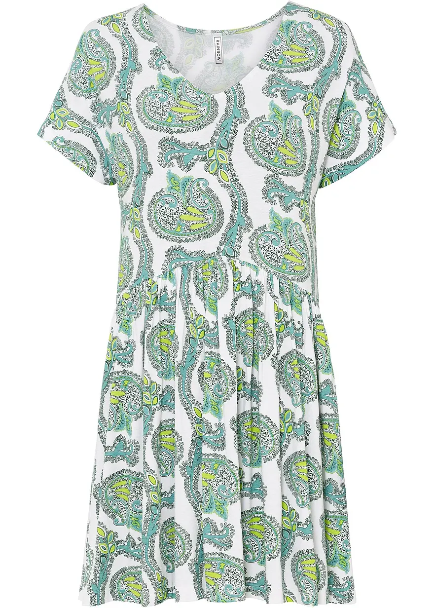Shirtkleid aus fließendem Viskose-Elasthan-Mix