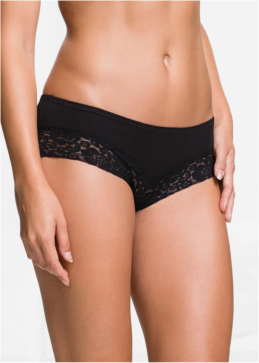 Panty mit Spitze (4er Pack)