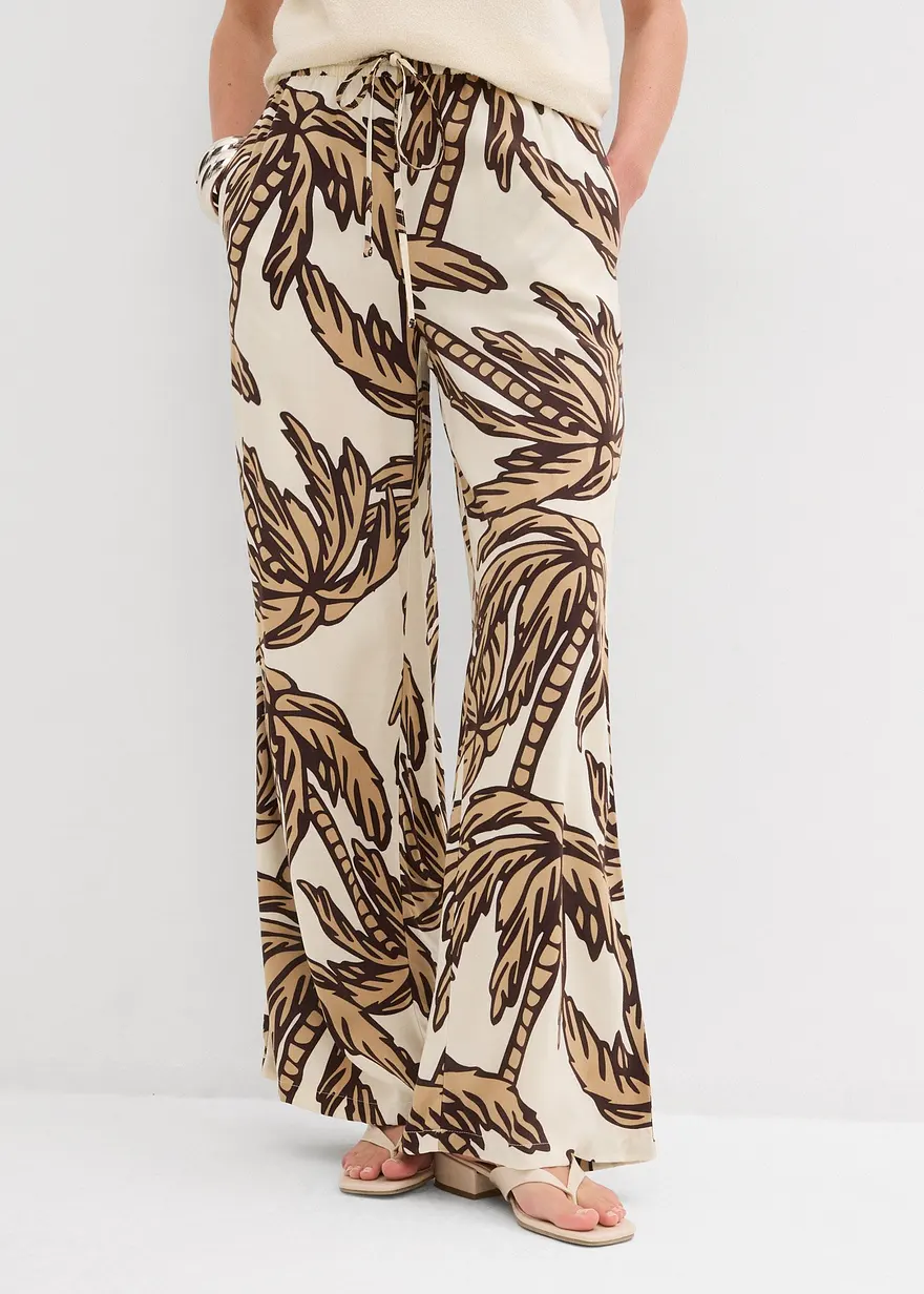 Marlenehose aus fließender Viskose