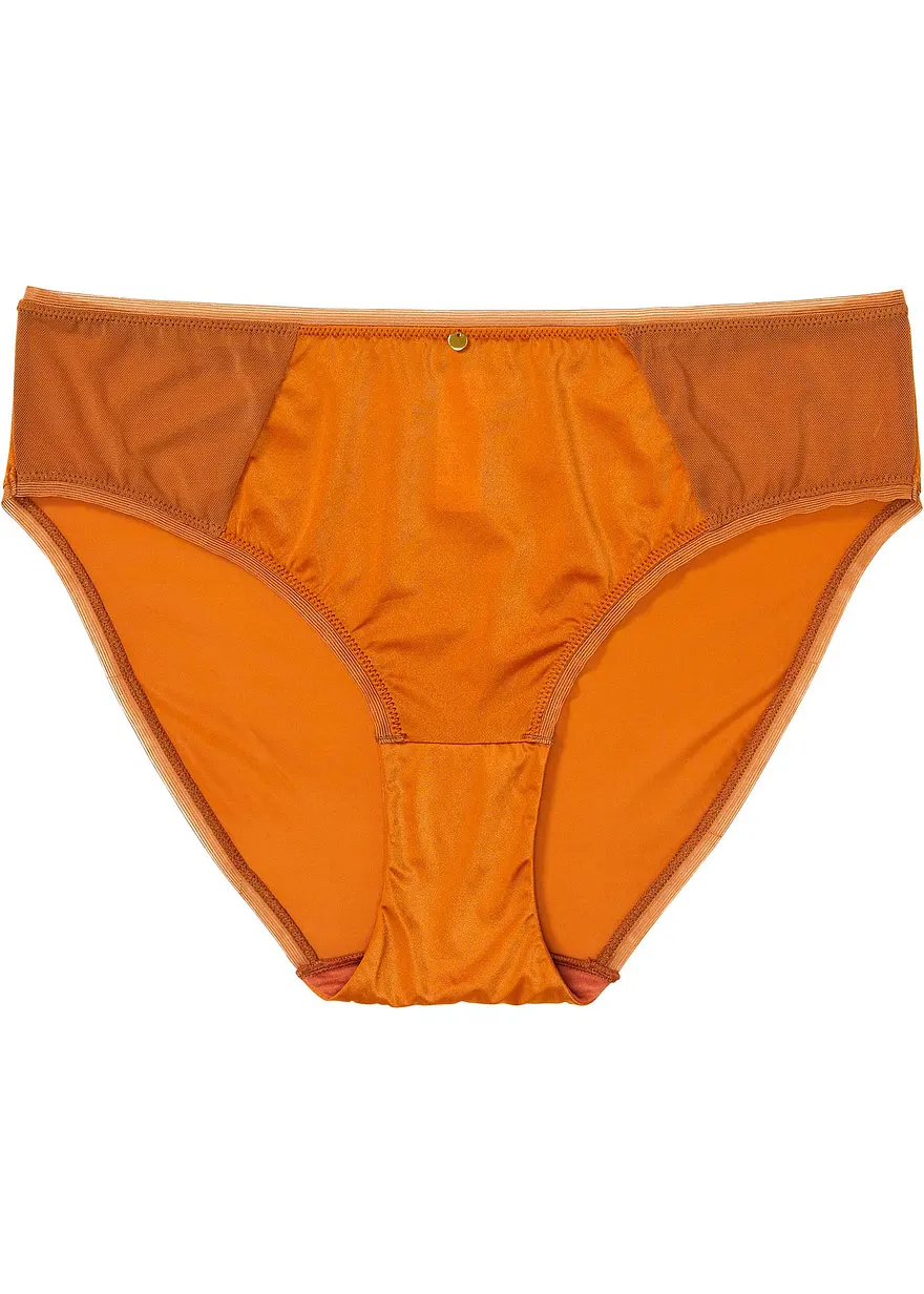 Maxislip mit glänzendem Material
