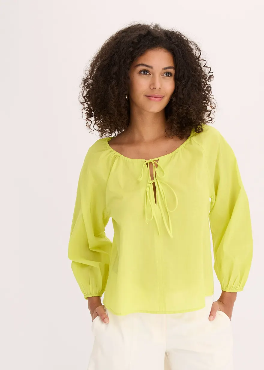 Bluse aus reiner Bio-Baumwolle