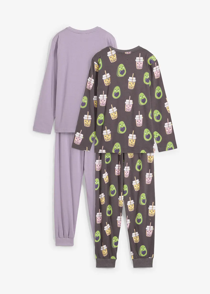 Pyjama aus reiner Bio-Baumwolle (4-tlg. Set)