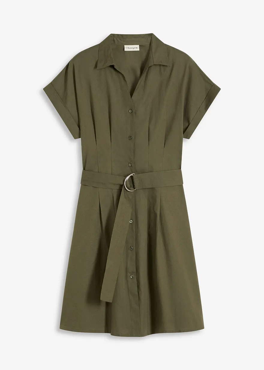 Blusenkleid mit Gürtel