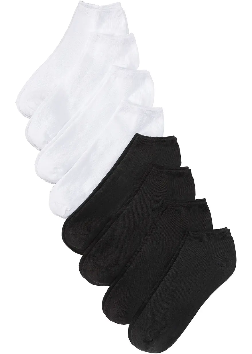 Sneakersocken mit Bio-Baumwolle (8er Pack)