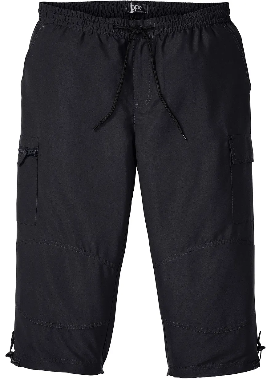 Mikrofaser 3/4-Hose mit Komfortschnitt, Regular Fit