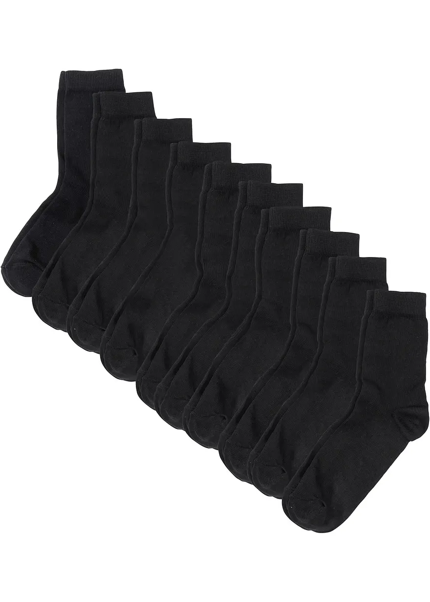 Socken mit Bio-Baumwolle (10er Pack)