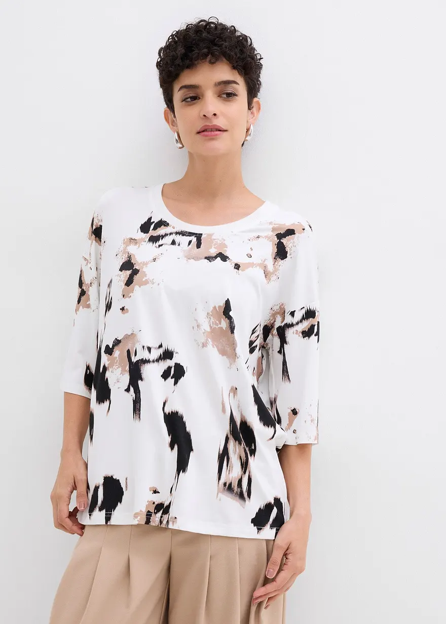 Oversize-Shirt aus feiner Viskose